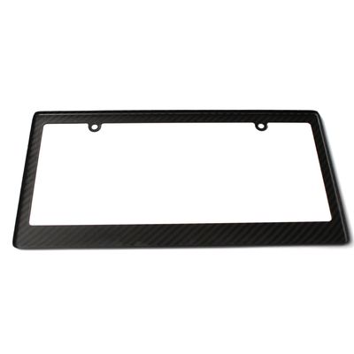 4 Hole Carbon Fiber License Plate Frame Motorfiets Thin US Standard
