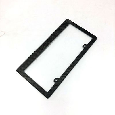 4 Hole Carbon Fiber License Plate Frame Motorfiets Thin US Standard