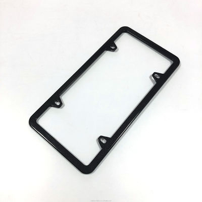 Vierhoeken koolstofvezel kentekenplaat beugel dekking Auto kentekenplaat frame