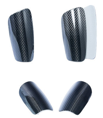 Football Shin Guard Holder koolstofvezel 3K Twill Basic Protection Shin