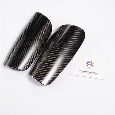 Football Shin Guard Holder koolstofvezel 3K Twill Basic Protection Shin