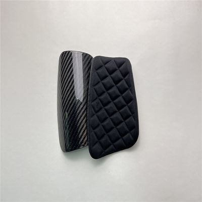 Football Shin Guard Holder koolstofvezel 3K Twill Basic Protection Shin
