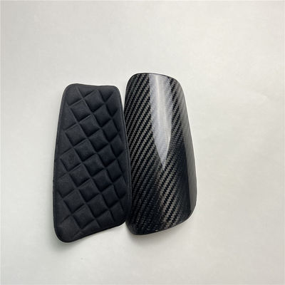Football Shin Guard Holder koolstofvezel 3K Twill Basic Protection Shin