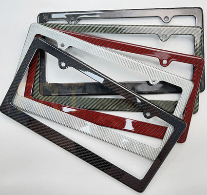 3K Twill Carbon Fiber Car Carbon Fiber Licentieplaathouder Carbon Fiber Nummerplaat