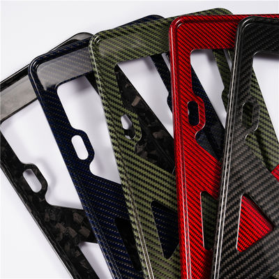 3K Twill Carbon Fiber Car Carbon Fiber Licentieplaathouder Carbon Fiber Nummerplaat