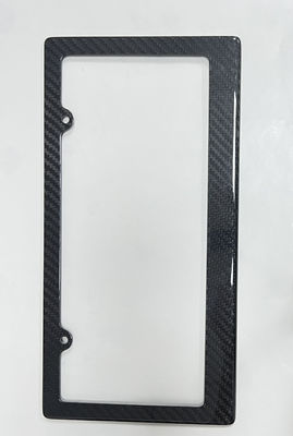 3K Twill Carbon Fiber Car Carbon Fiber Licentieplaathouder Carbon Fiber Nummerplaat