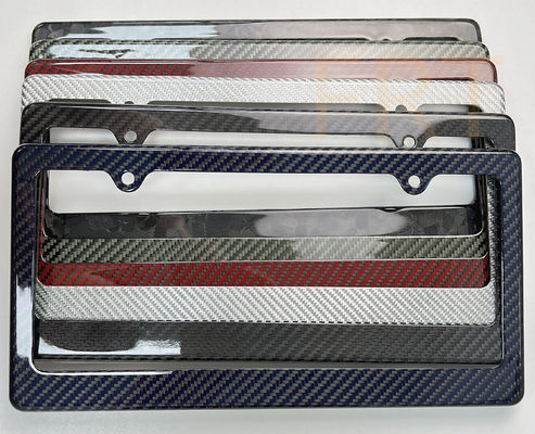 3K Twill Carbon Fiber Car Carbon Fiber Licentieplaathouder Carbon Fiber Nummerplaat