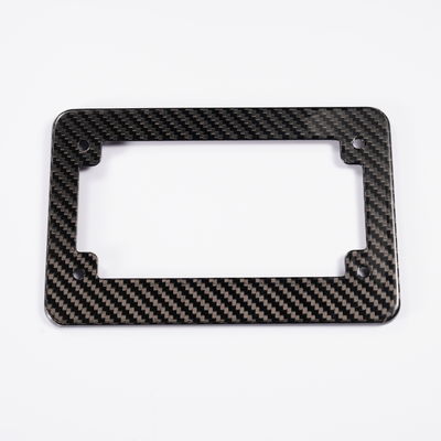 Blue Carbon Fiber License Plate Frame Carbon Fiber Car Plate Holder Voor auto's in de VS en Canada