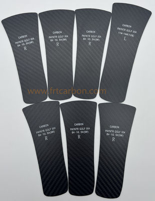 Aanpasbare voetbal schoenen van koolstofvezel 3k Twill Matte koolstofvezelplaat 1,0 mm 0,8 mm
