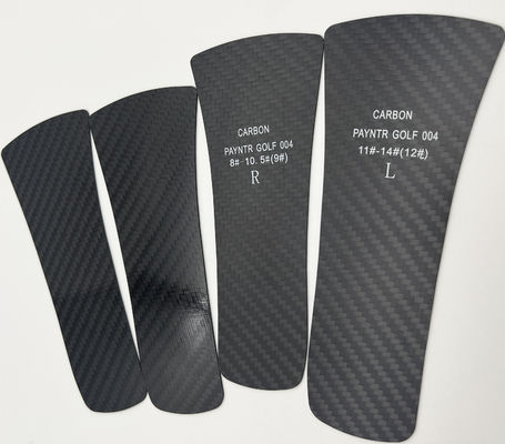 Aanpasbare voetbal schoenen van koolstofvezel 3k Twill Matte koolstofvezelplaat 1,0 mm 0,8 mm