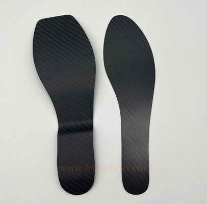 Aanpasbare voetbal schoenen van koolstofvezel 3k Twill Matte koolstofvezelplaat 1,0 mm 0,8 mm