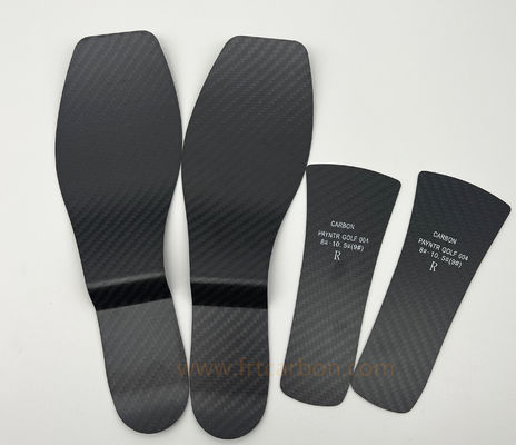 Aanpasbare voetbal schoenen van koolstofvezel 3k Twill Matte koolstofvezelplaat 1,0 mm 0,8 mm