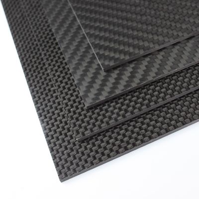 3K koolstofvezel gelamineerd gaas/plaat 2 mm met twill weefprijs