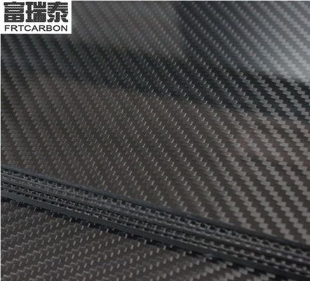 3K koolstofvezel gelamineerd gaas/plaat 2 mm met twill weefprijs