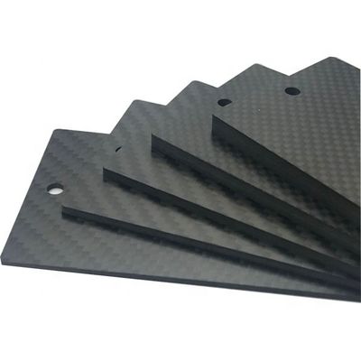 1 mm 2 mm 2,5 mm 3 mm 4 mm 5 mm 6 mm 100 Carbon Fiber Sheet Gelamineerd Twill Weave