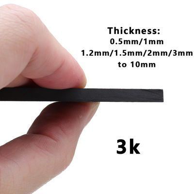 Gelamineerde koolstofvezelplaat 2 mm met CNC-snijwerk voor droneframe