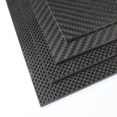 3k koolstofvezelplaat 3 mm dik 1 4 &quot; 1,5 mm glanzend Mat plain twill geweven