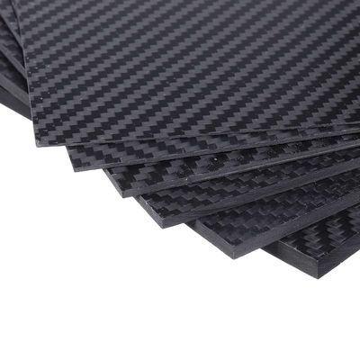 hoogwaardige koolstofvezel plaat 1mm 1,5mm 2,5mm 3mm koolstofvezel gelamineerde platen fabrikanten aan de promotie