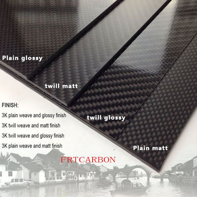 CNC-snijden van Carbon Fiber sandwichcomposite board/sheet van FRT carbon fiber fabriek/fabrikant/leverancier
