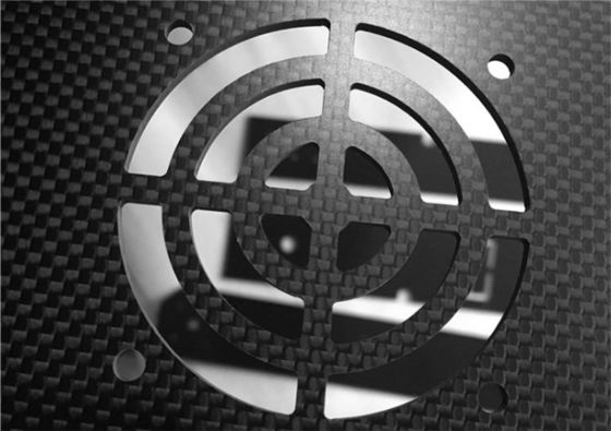 CNC-snijden van Carbon Fiber sandwichcomposite board/sheet van FRT carbon fiber fabriek/fabrikant/leverancier