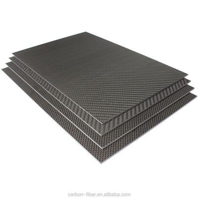 Fabriek best verkopende 3mm 3k gelamineerde koolstofvezel plaat in koolstofvezel stof 200 * 300mm