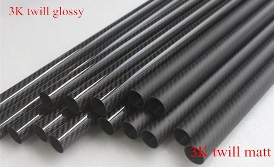 2m 20mm 3k Carbon Fiber Tube Carbon Fiber Fiets Frame Pipe Carbon Weipi Boot Paddle Handle Pole