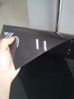 Flexible 3K 1K 1.5K Carbon Fiber Veneer Plaat 0,25mm 0,3mm