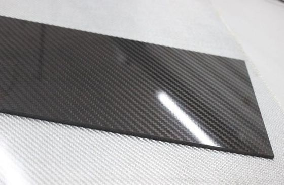 Hete pers 1 mm 1,5 mm 2 mm 3 mm 4 mm 3K Twill glanzende koolstofvezelplaat