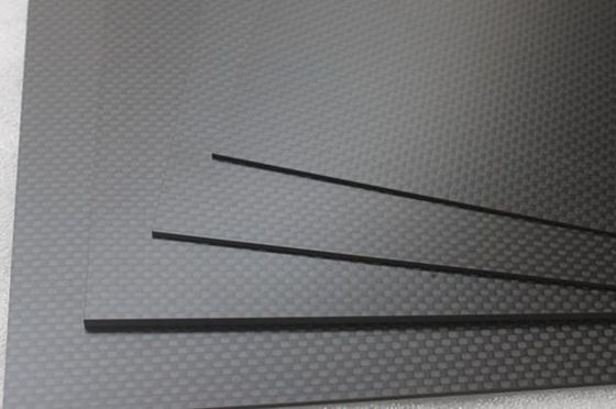 200*300 mm Glossy Twill 3K Carbon Fiber Versterkt Samengesteld Plaat voor RC Quadcopter Motors