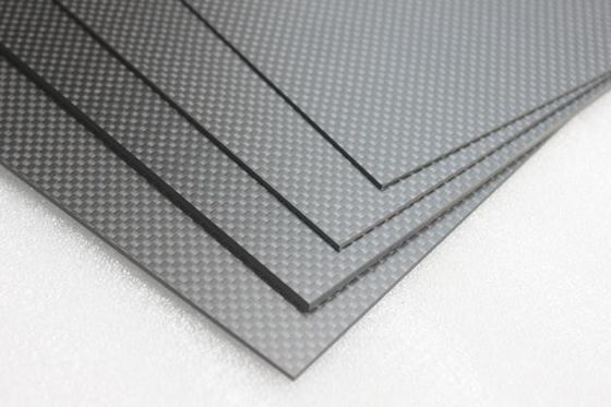 500 mm X 500 mm Mat Plain 3K Carbon Fiber Plate Panel Sheet voor Quad Frame