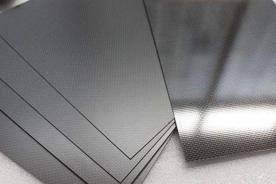 400 mm X 500 mm Grote productie 3K Plain Glossy Carbon Fiber Panel