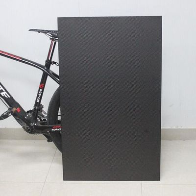 600*1000 mm Hoogsterkte 3K Plain Glossy Carbon Fiber Sheet