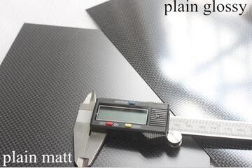Lichtgewicht en hoge sterkte 600*600mm 3K vlakke matte koolstofvezelplaat