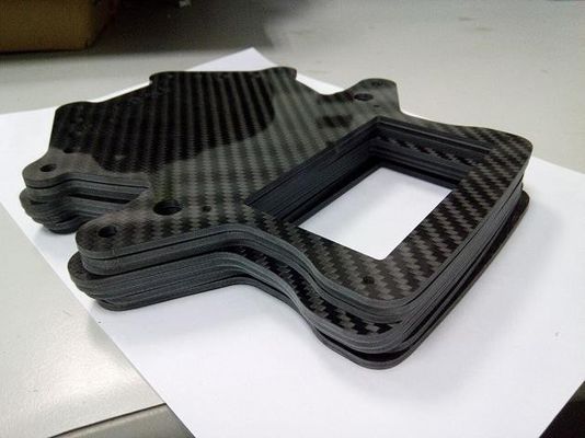 Carbon Fiber Look Mixed Fiberglass Plate Panel Plaat 1 mm