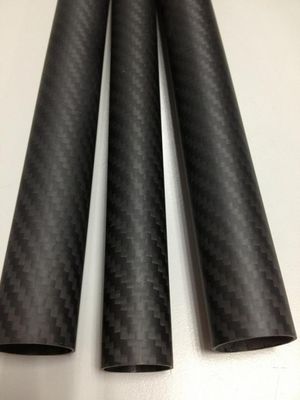 Kleine OD Ronde Composite Carbon Fiber Tube Booms 9mm 10mm 11mm 12mm 14mm 15mm 16mm