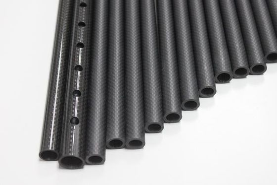 Kleine OD Ronde Composite Carbon Fiber Tube Booms 9mm 10mm 11mm 12mm 14mm 15mm 16mm