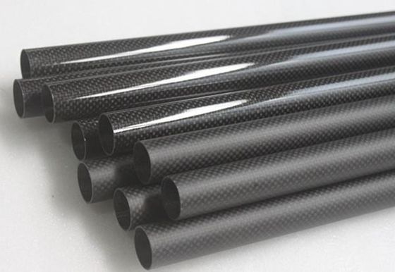Hoge treksterkte koolstofvezel buis 21mm 22mm 23mm 24mm 25mm 30mm 35mm 38mm