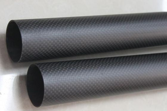 Grote OD ronde aangepaste koolstofvezelbuizen 50 mm 40 mm 3,5 &quot;