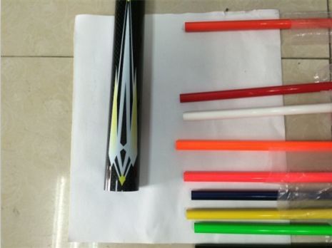 5 16&quot; 5 8&quot; 7 8&quot; Rood Wit Blauw Geel Carbonvezel Fietsbuizen FRT
