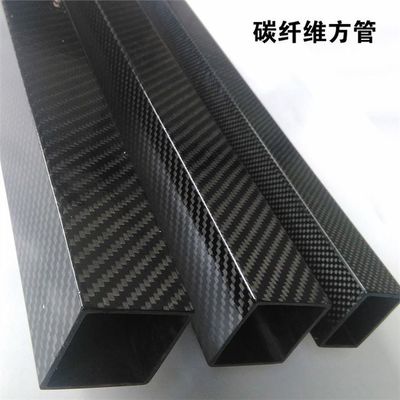 10 mm koolstofvezel vierkant buis 20 mm Hot Press Moulding