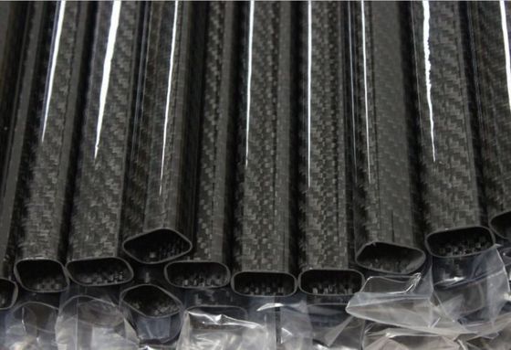 10 mm koolstofvezel vierkant buis 20 mm Hot Press Moulding