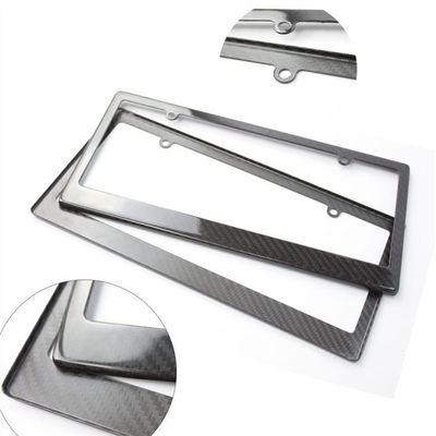 100 koolstofvezel rijbewijsplaat frame met deksel