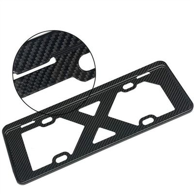 100 koolstofvezel rijbewijsplaat frame met deksel