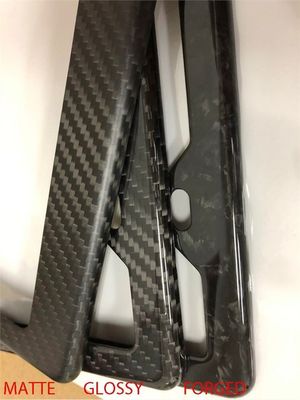 100 koolstofvezel rijbewijsplaat frame met deksel