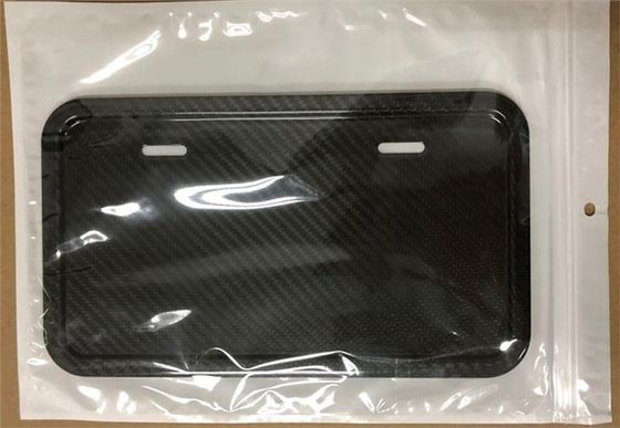100 koolstofvezel rijbewijsplaat frame met deksel